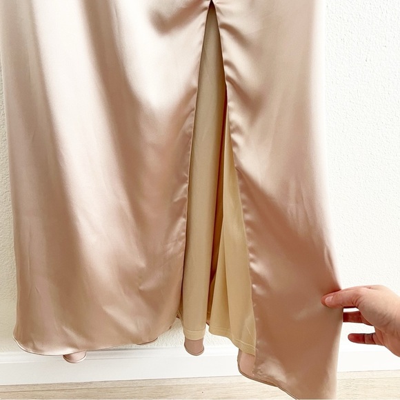 Revelry Maxine Champagne Formal Dress Size 14 - Picture 7 of 15